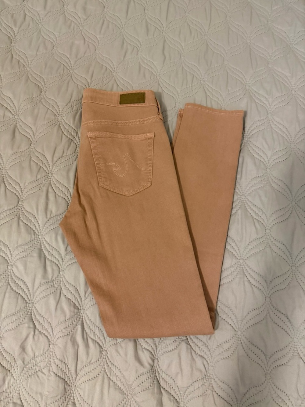 AG Legging‎ Ankle Jeans 26 Peach Nude Super Skinny Made USA